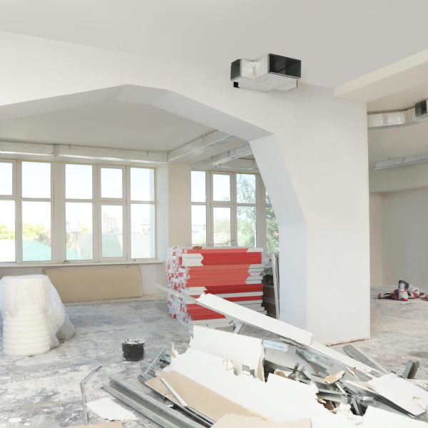 Room in apartment during repair. Home renovation